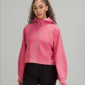 Lululemon Scuba oversized Full zip PINK BLOSSOM